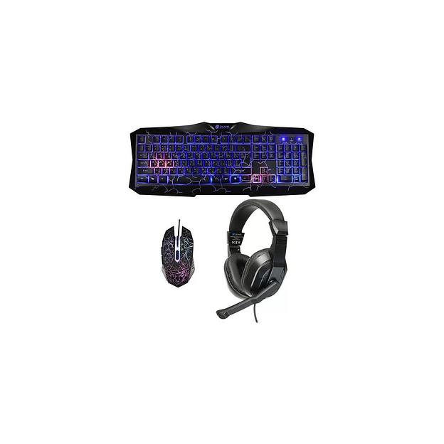 Комплект Оклик HS-HKM100G IMPERIAL (клав/мышь/гарнитура) черный (489352) фото 1