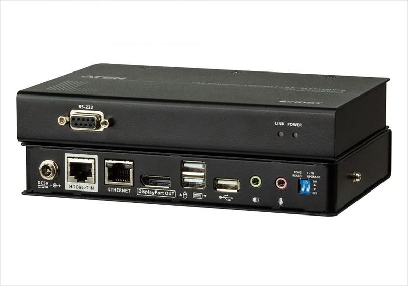 Удлинитель ATEN USB DisplayPort HDBaseT2.0 KVM Extender (4K@100м) (CE920-AT-G) фото 1