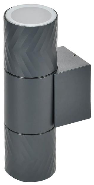 Светильник уличный 5108 настенный 2хGU10 IP65 серый фото 1