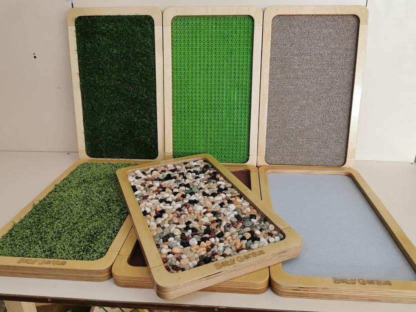 Тактильная дорожка «Сенсорная тропа» 7 составных модулей фото 1