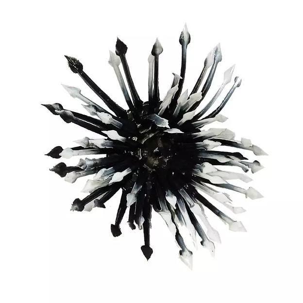 Добавка тычинка чёрно-белая с ножкой 5см 841шт/кг фото 1