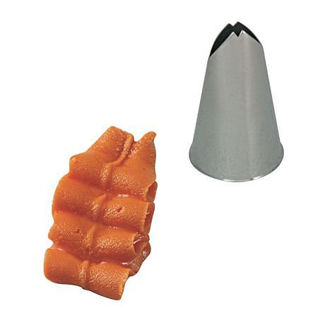 Насадка кондитер. "Листик" d=25/19*2 мм. h=42 мм. нерж. /1/ фото 1