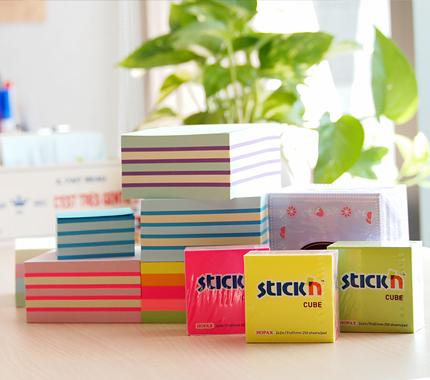 Блок самоклеящийся бумажный Stick`n 21203 51x51мм 250лист. 70г/м2 неон 5цв.в упак. фото 4