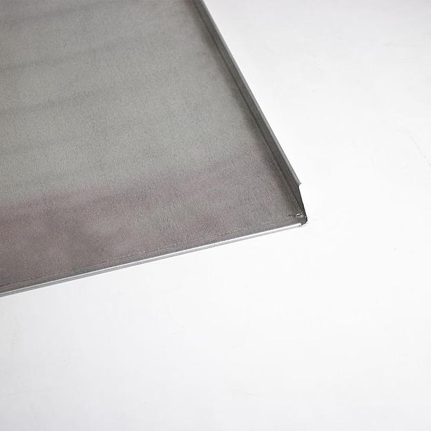 Противень 750х500 мм высота 20 мм толщина 1,5 мм 3 борта алюминий фото 2