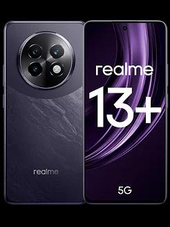 Смартфон Realme RMX5000 13+ 5G 256Gb 8Gb темно-фиолетовый моноблок 3G 4G 6.67" 1080x2400 Android 14 802.11 a/b/g/n/ac NFC GPS GSM900/1800 GSM1900 TouchSc Protect фото 1