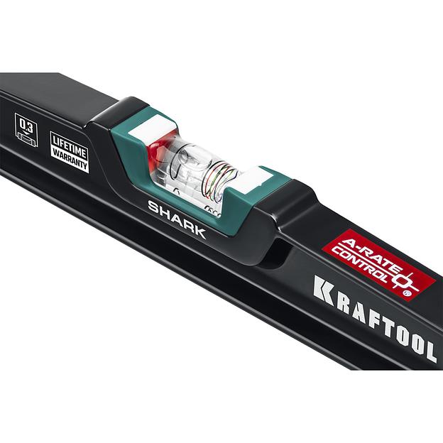 KRAFTOOL A-RATE CONTROL Shark, 600 мм, с инновационным зеркальным глазком, литой уровень (34920-60) фото 5