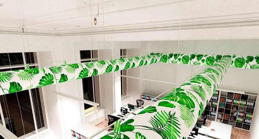 Текстильный воздуховод 1120 мм ОПТ фото 2