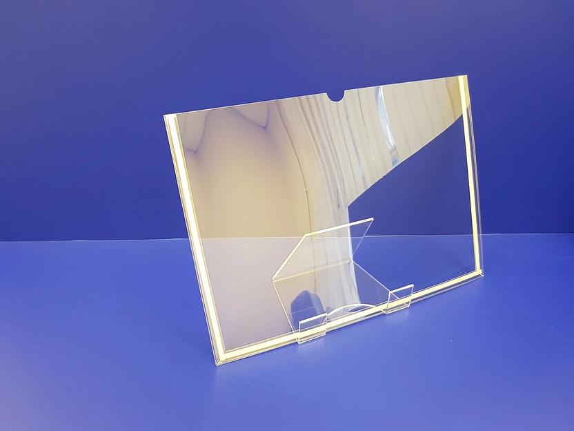 Карман пластиковый плоский самоклеящийся ф-а3 (горизонтальный) фото 1