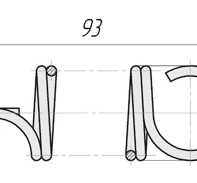 Пружина на сеялку HA069 (360043030800, 3729300, HA096) ОПТ фото 2