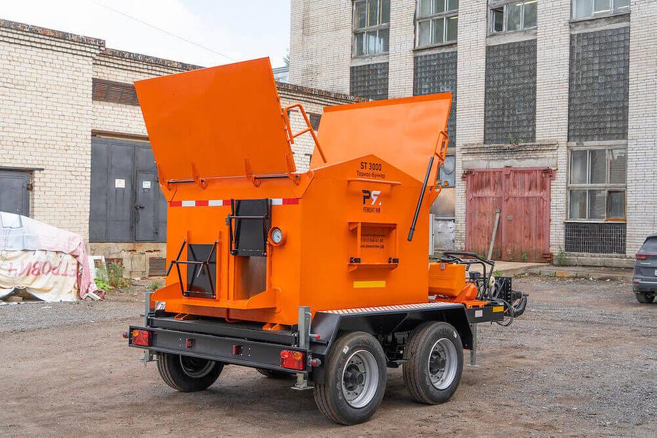 Машина для ремонта асфальта ST 3000 с термос-бункером фото 3