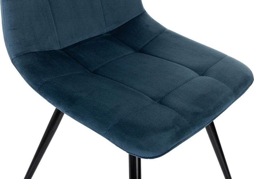 Стул для дома Бюрократ CH-K1_4 комплект 4шт синий Holland 58 металл черный на ножках (CH-K1_1/HL58_4) фото 7