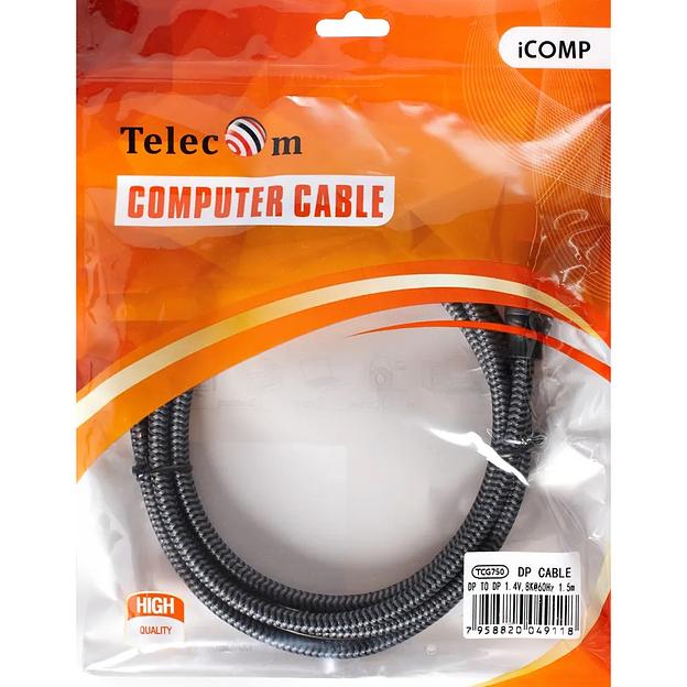 Кабель соединительный DP-DP 1.4V 8K@60Hz 1.5м, Telecom Pro VCOM Кабель Telecom DisplayPort (m)/DisplayPort (m) - 1.5 м (TCG750-1.5M) фото 8