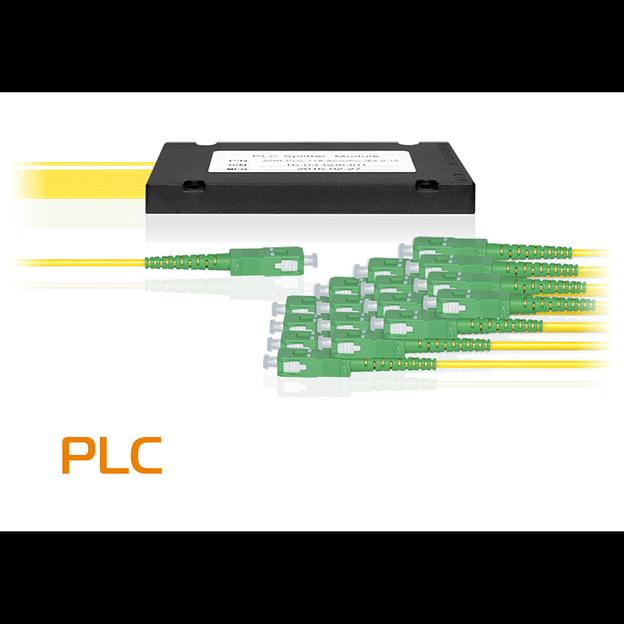 Делитель оптический планарный SNR-PLC-1x16-SC/APC фото 1