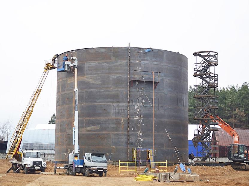 Резервуар вертикальный стальной цилиндрический РВС-2000 м³ фото 1