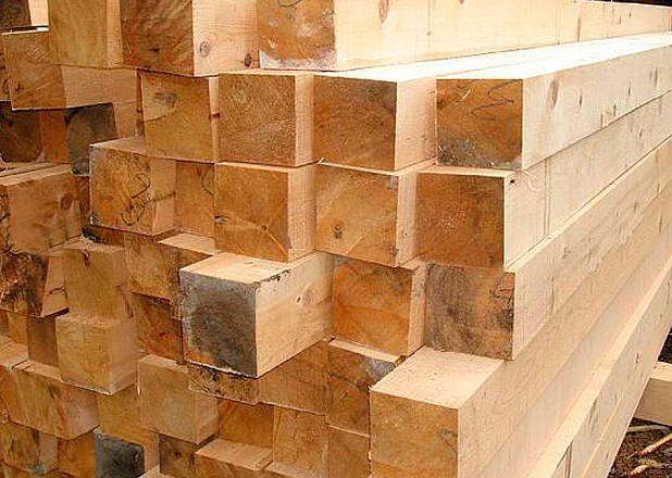 Брус естественной влажности 100х100х6000 мм, Сорт 4 фото 1