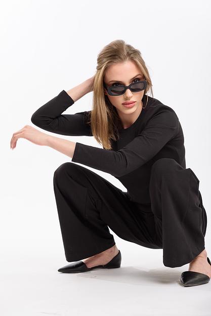 Костюм футер 2-х нитка 3193/01/Черный фото 4