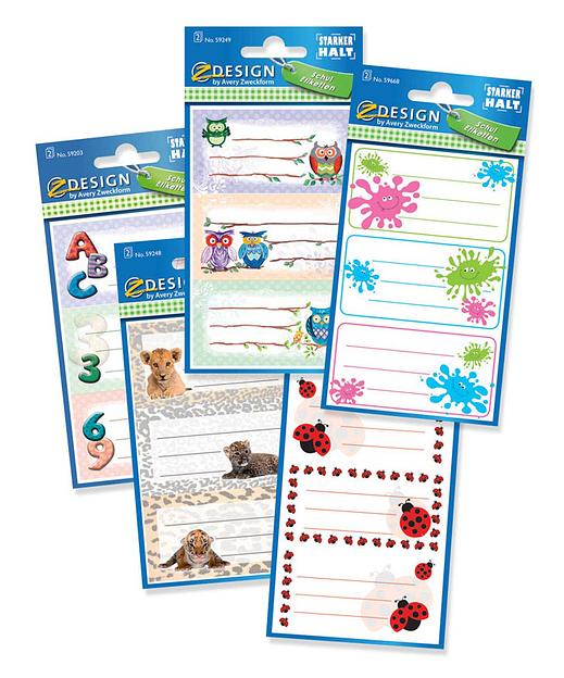 Этикетки Avery Zweckform Z-design 59203/59248/59249/59250/59668 16.5x11.5/70г/м2/5л./белый самоклей. универсальная фото 1