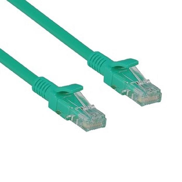 Exegate EX282033RUS Патч-корд Exegate UTP-RJ45-RJ45-5e-5M-GN, UTP, cat.5e, 5м, зеленый фото 1