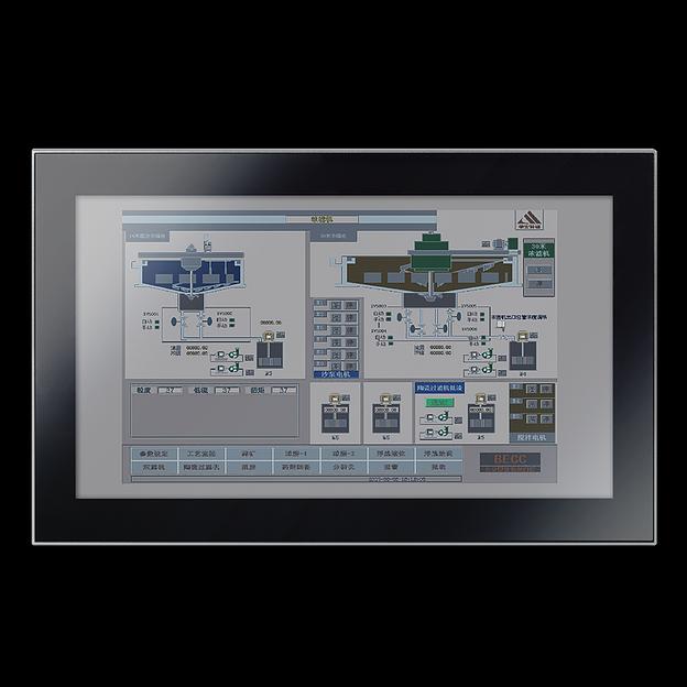 Промышленный монитор Nodka PANEL5000-D1563-LU с резистивным сенсорным экраном. Дисплей 15,6", True Flat (плоскопанельный дизайн), пылевлагозащита передней панели IP65, металлический корпус. (VGA+HDMI) фото 1