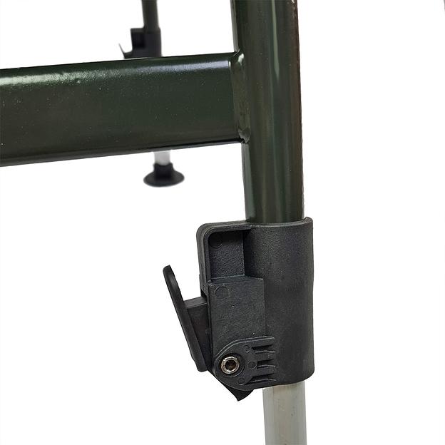 Раскладное кресло с неопреновой спинкой хаки фото 6