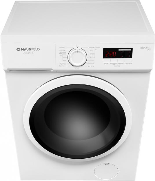Стиральная машина Maunfeld MFWM127WH класс: A+++ загр.вертикальная макс.:6.5кг белый фото 4