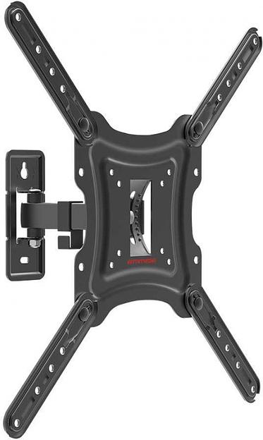 Кронштейн для телевизора Arm Media LCD-403 new черный 26"-55" макс.30кг настенный поворот и наклон фото 1