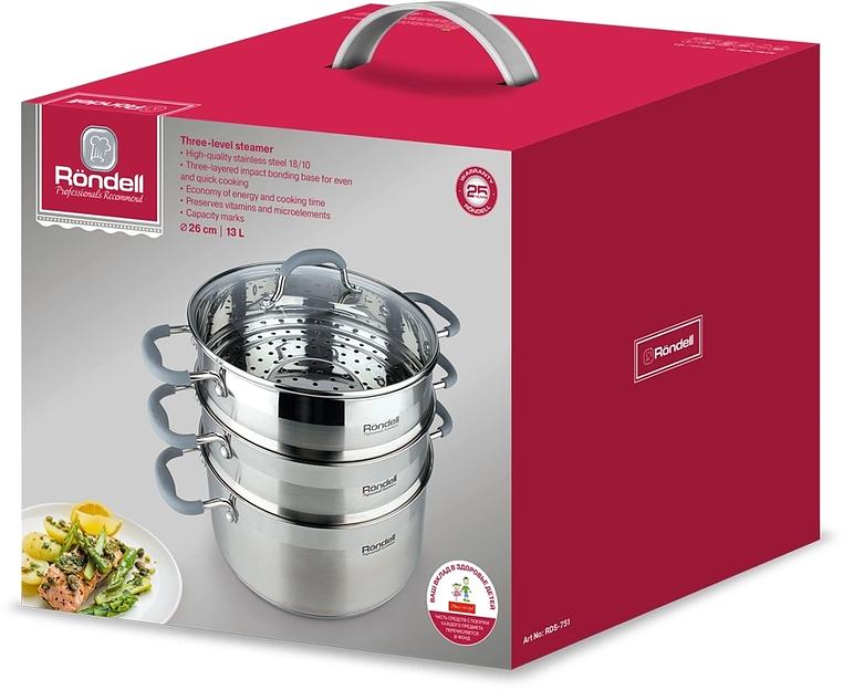 Пароварка Rondell RDS-751 26см 13л фото 6