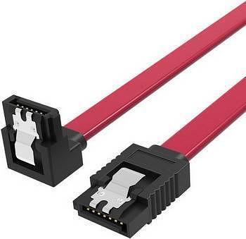 Кабель Vention SATA 3 M/SATA 3 M угол 90 с защелками, красный - 0.5 м Vention KDDRD фото 1