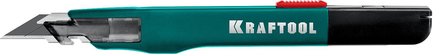 KRAFTOOL GRAND-9, 9 мм, нож для точного реза с автостопом (09192) фото 1