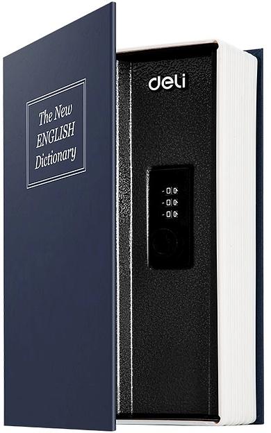 Сейф-книга Deli ET647 ключевой фото 1
