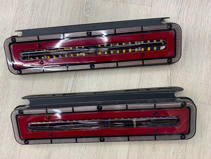 Комплект светодиодных фонарей 12v 30×6.5 см опт фото 1