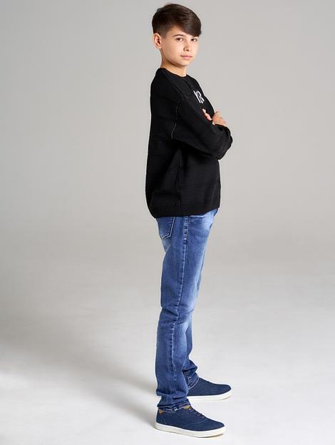 Джемпер «Стоп 2» чёрный, для мальчиков ОПТ фото 7