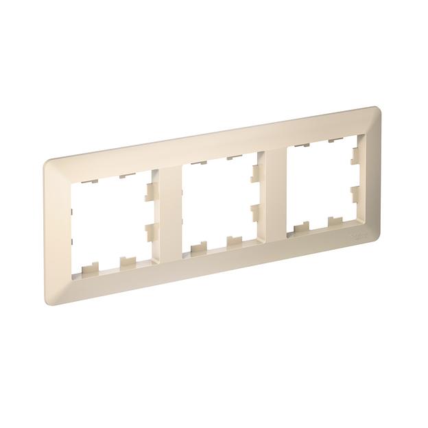 ATLASDESIGN AIR 3-постовая РАМКА, БЕЖЕВЫЙ/дымчатый белый фото 2