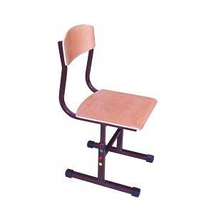 Стул ученический регулируемый, каркас из труб квадратного сечения, 340x300/340/380x360 мм фото 1