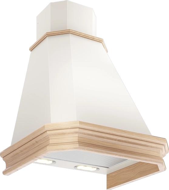 Вытяжка каминная Elikor Пергола 90П-650-П3Л бежевый управление: кнопочное (1 мотор) фото 1