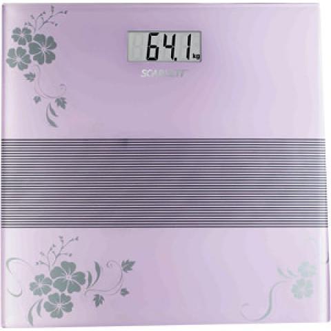 Весы напольные Scarlett SC-BS33E060, фиолетовый, до 150 кг фото 1