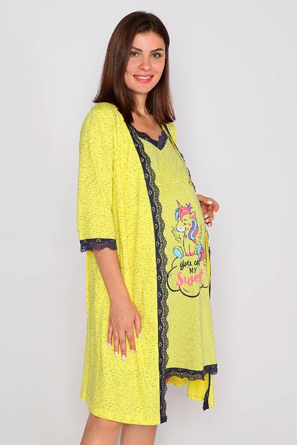 Комплект Style Magro домашний женский «Little» жёлтый, опт фото 3