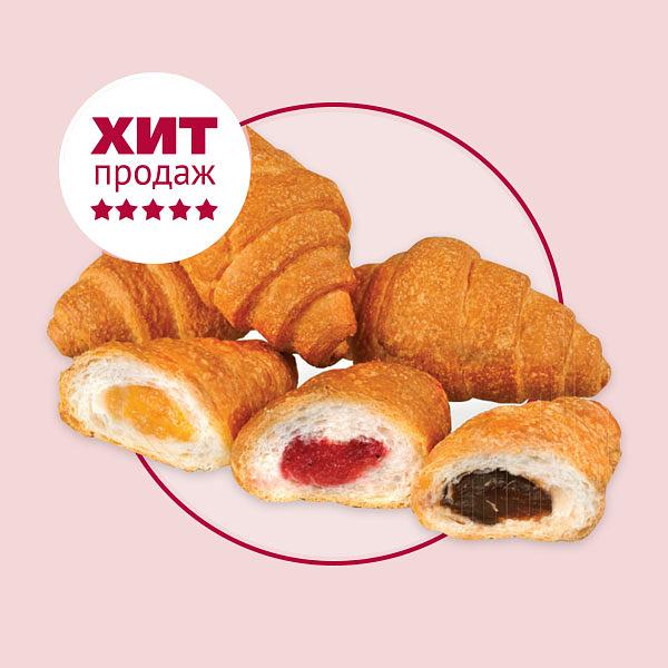 Фигурный Мини Круассан из слоеного теста, 0,4-2 кг, опт фото 1