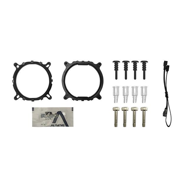 Кулер для процессора Alseye H120D V2.0, 2х120мм, 800~2000rpm, 4-pin, Al+Cu, белый/RGB, 42.5CFM, 35.2дБ, 6-PIPE, TDP 200Вт, INTEL 1700/1200/115x/775/2011, AMD AM5/AM4/AM3(+)/AM2(+)/FM2(+)/FM1, безвинтовое креплнение (H120DV2.0-W) фото 4