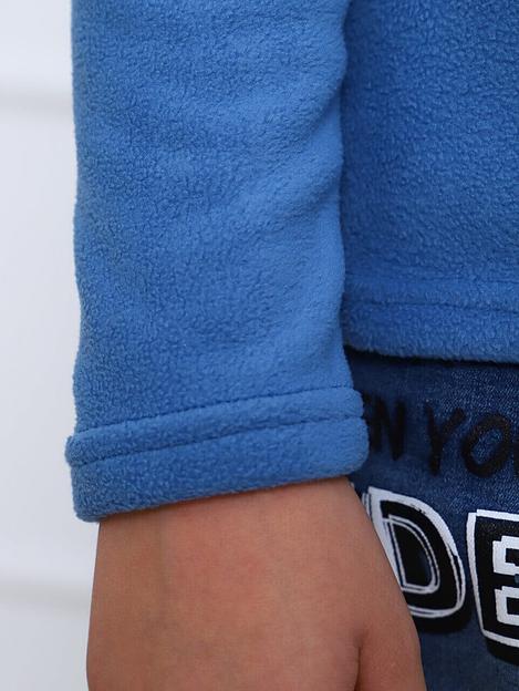 Толстовка «Калейдоскоп» серо-голубая опт фото 3