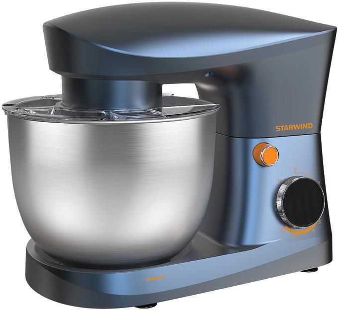 Миксер планетарный Starwind SPM2252 1500Вт синий фото 2