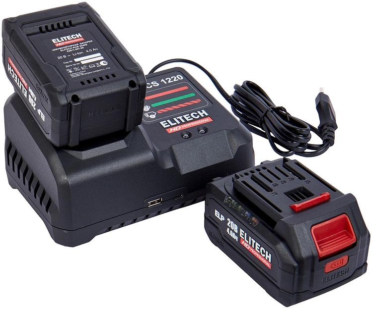 Дрель-шуруповерт Elitech CD 20ISL2 (E2201.041.02) 80Вт аккум. патрон:быстрозажимной (кейс в комплекте) (205723) фото 7