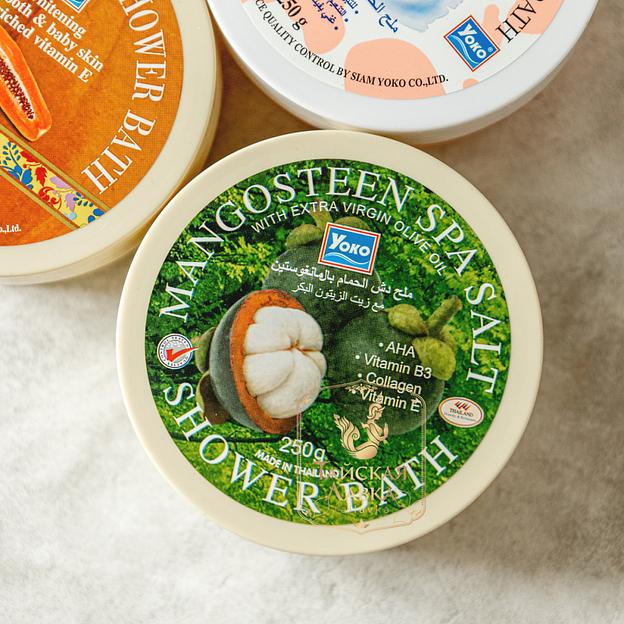 Спа-Скраб д/тела Солевой "Мангостин" YOKO фото 3