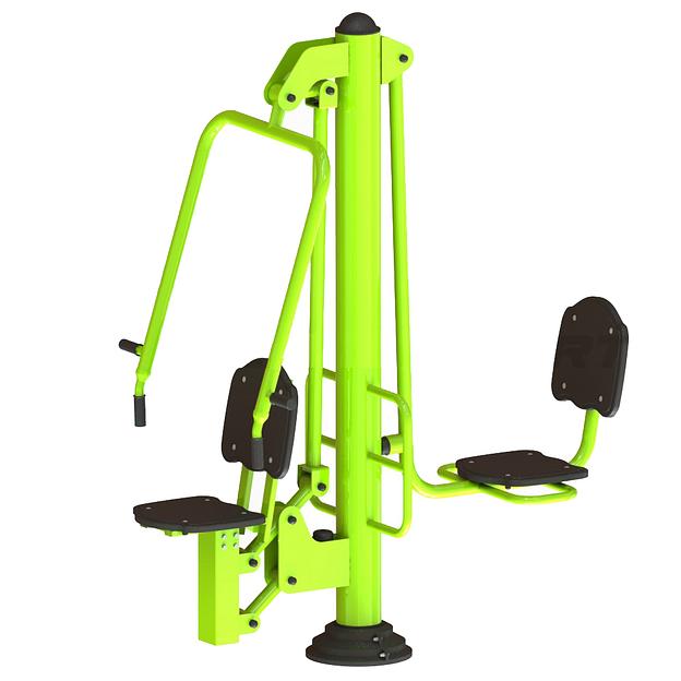 Уличный тренажёр взрослый (жим от груди, жим ногами) для двоих ТС 241 фото 1