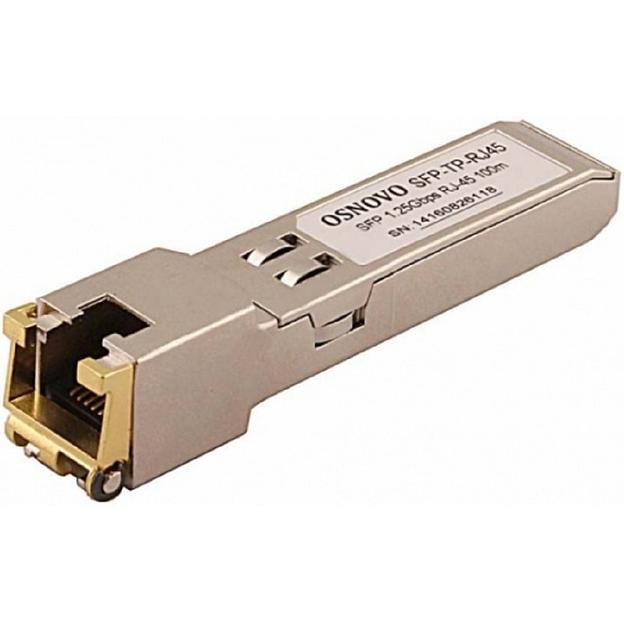 SFP-TP-RJ45 Медный SFP модуль Gigabit Ethernet с разъемом RJ45. фото 1