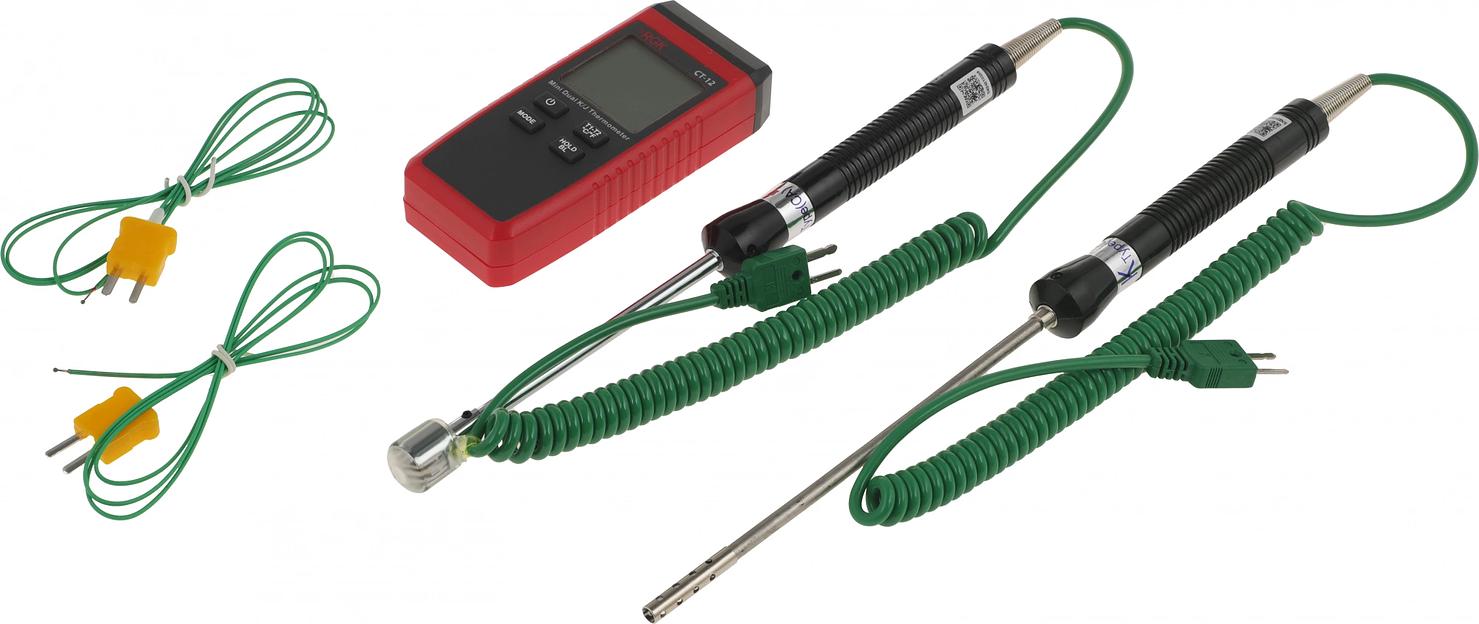 Термометр RGK CT-12+TR-10A+TR-10S контактный красный/черный (779838) фото 8