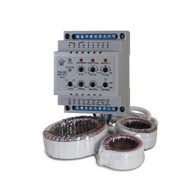 Блок защиты универсальный УБЗ-301 10-100А НовАтек-Электро 3425610301 фото 1