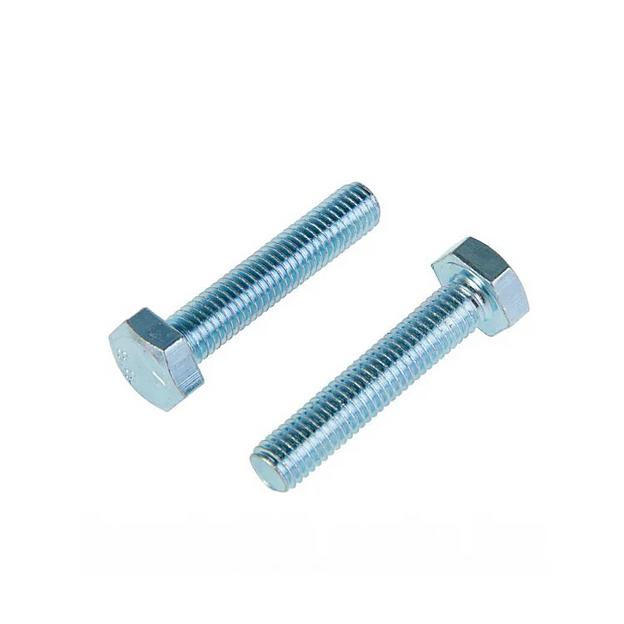 Болт с полной резьбой оцинкованный DIN 933 кл. 8.8 М27 ОПТ фото 1