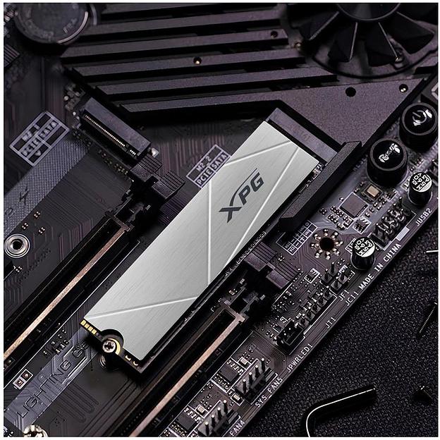 Твердотельный накопитель/ ADATA SSD GAMMIX S60 BLADE, 1024GB, M.2(22x80mm), NVMe, PCIe 4.0 x4, 3D NAND, R/W 5000/3200MB/s, IOPs -/-, TBW 250, DWPD 0.14, with HeatSink (5 лет) фото 4