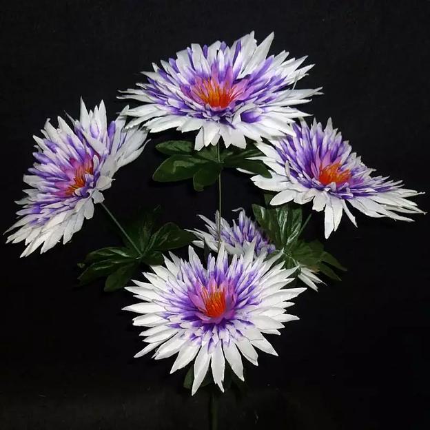 Букет астр 5 голов 53см 236-398 237-398 фото 2